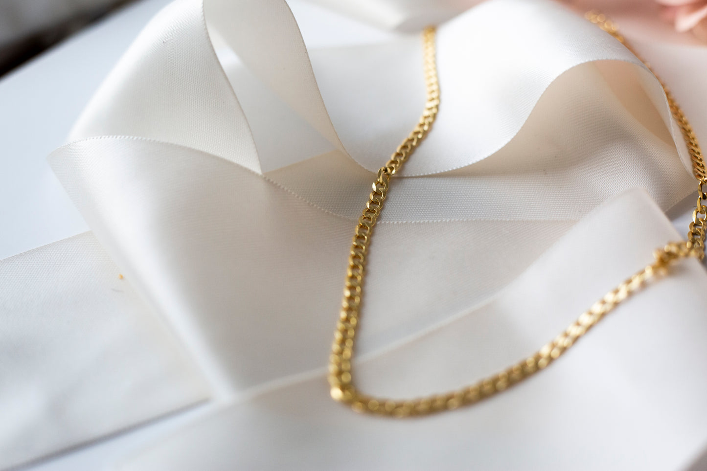 Timeless Gold Vermeil Flat Chain Necklace